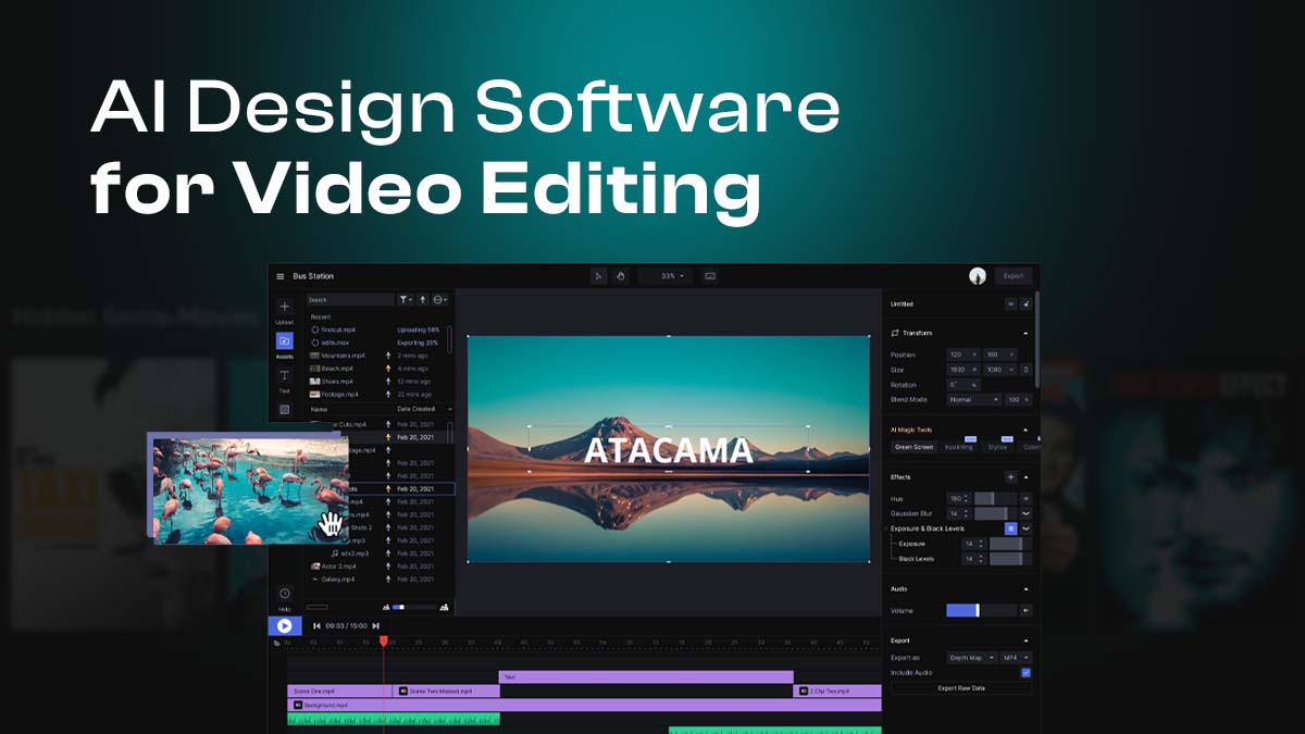AI design Software for video editing